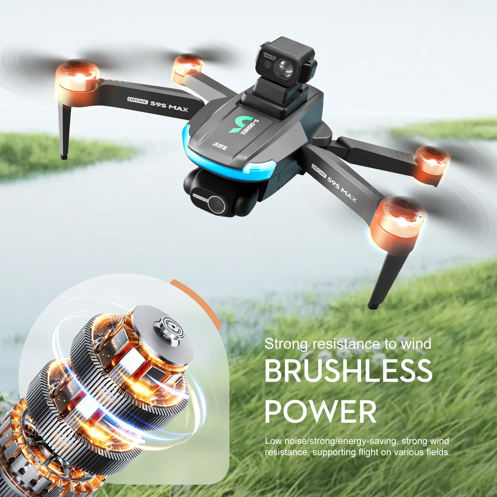 NEW S9S MAX MINI Drone 4K 2-Ax - Drone Gimbal Case review and price
