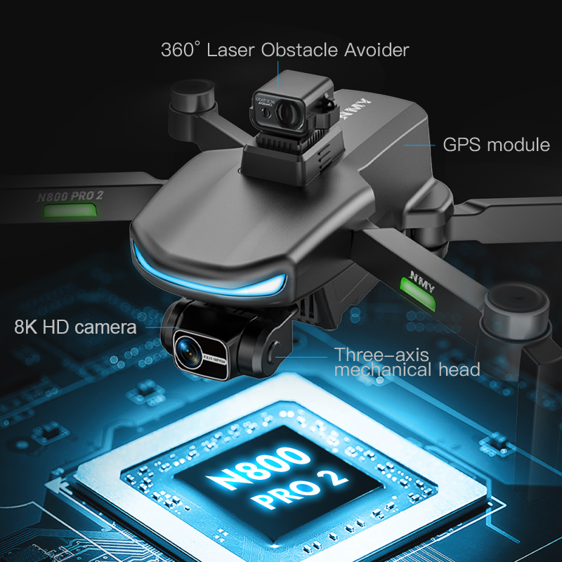N800 PRO 2 GPS Drone Professio - Drone Gimbal 3 Axis review and price