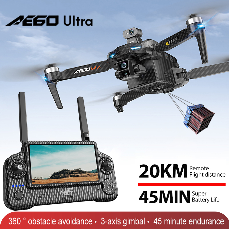 AE60 GPS Drone Professional 8K - Drone Gimbal 3 Axis review and price